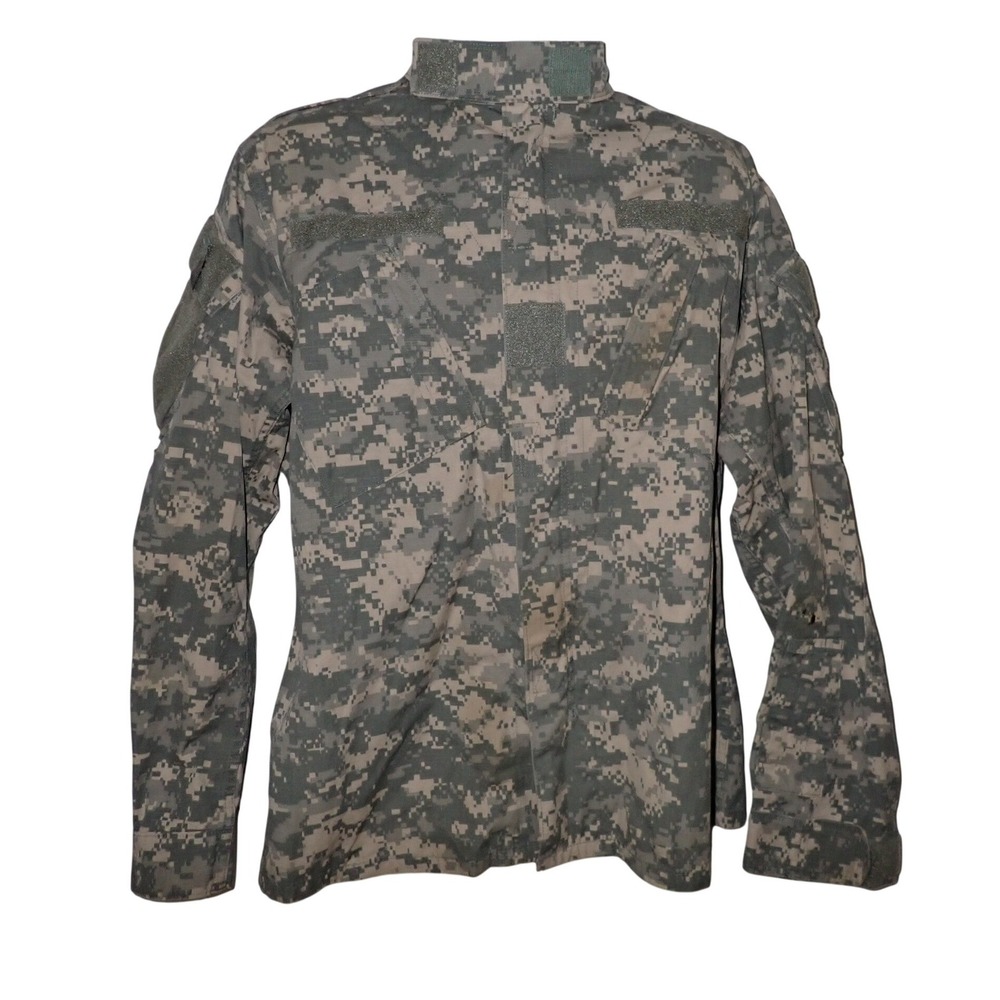 Military Issue Men's ACU Digital Camouflage Combat Uniform Jacket Medium Long